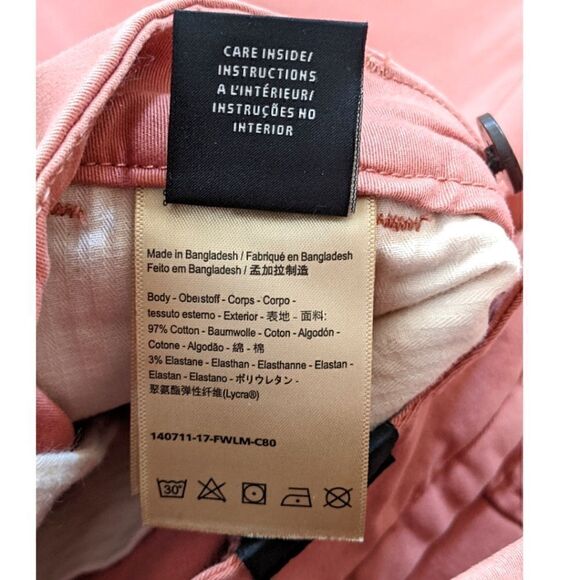 Scotch & Soda Maison Scotch Coral Slim Chino Pants Size 25/32 - Picture 7 of 7